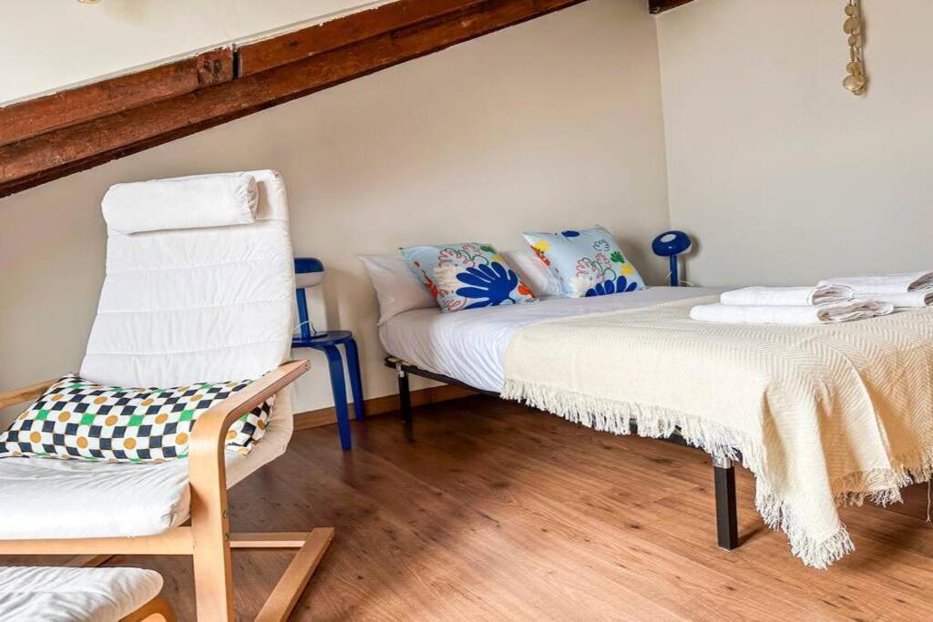 Acogedor Loft Con Vistas A La Ciudad Santander Exterior foto