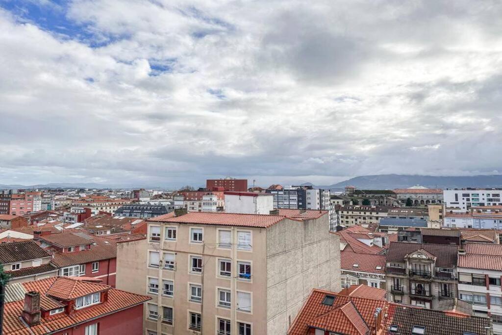 Acogedor Loft Con Vistas A La Ciudad Santander Exterior foto