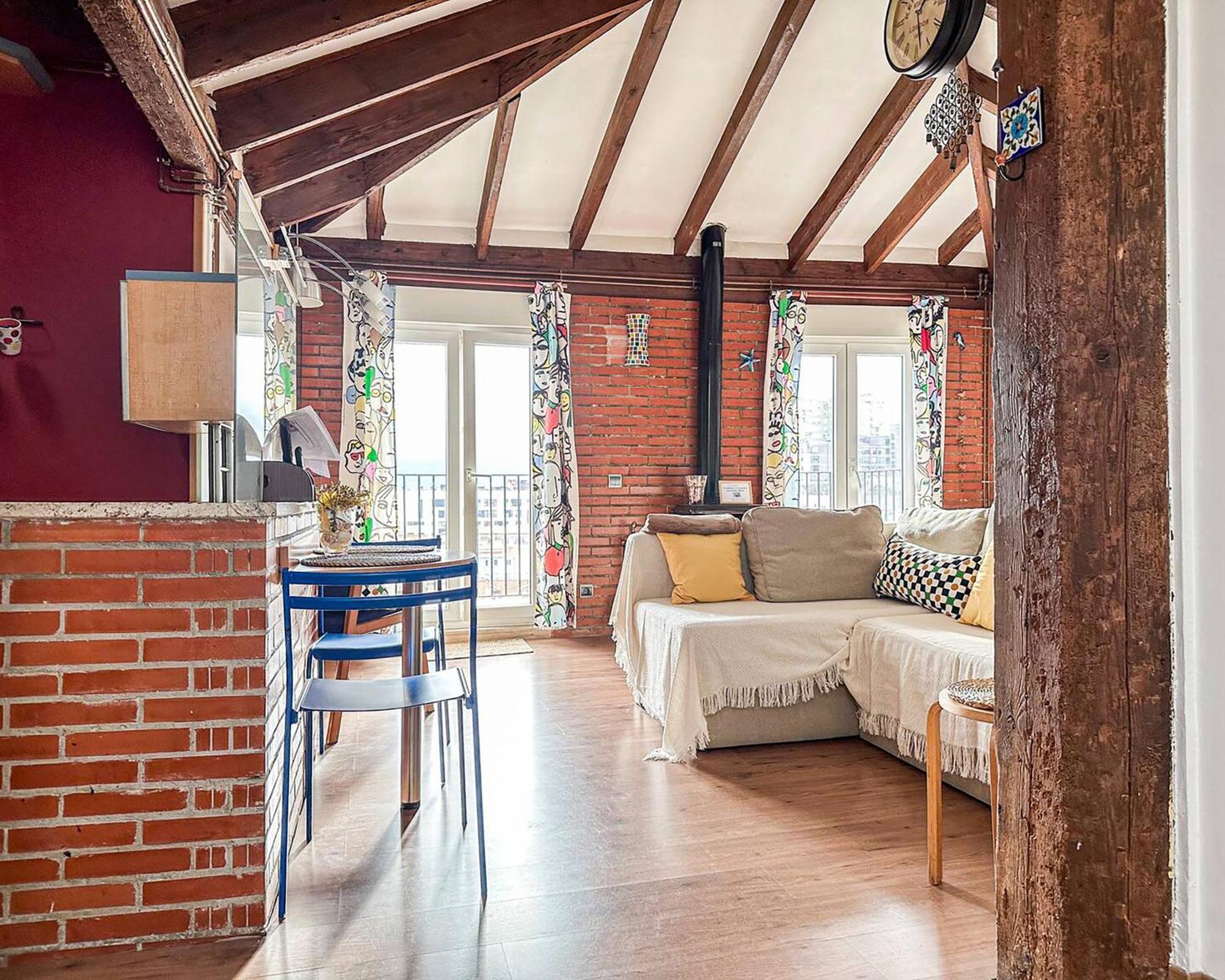 Acogedor Loft Con Vistas A La Ciudad Santander Exterior foto