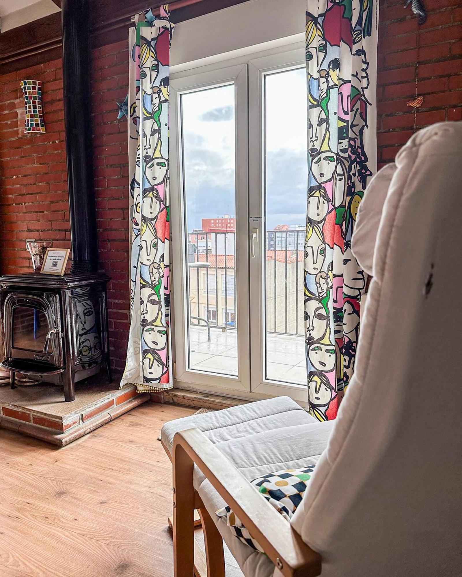 Acogedor Loft Con Vistas A La Ciudad Santander Exterior foto