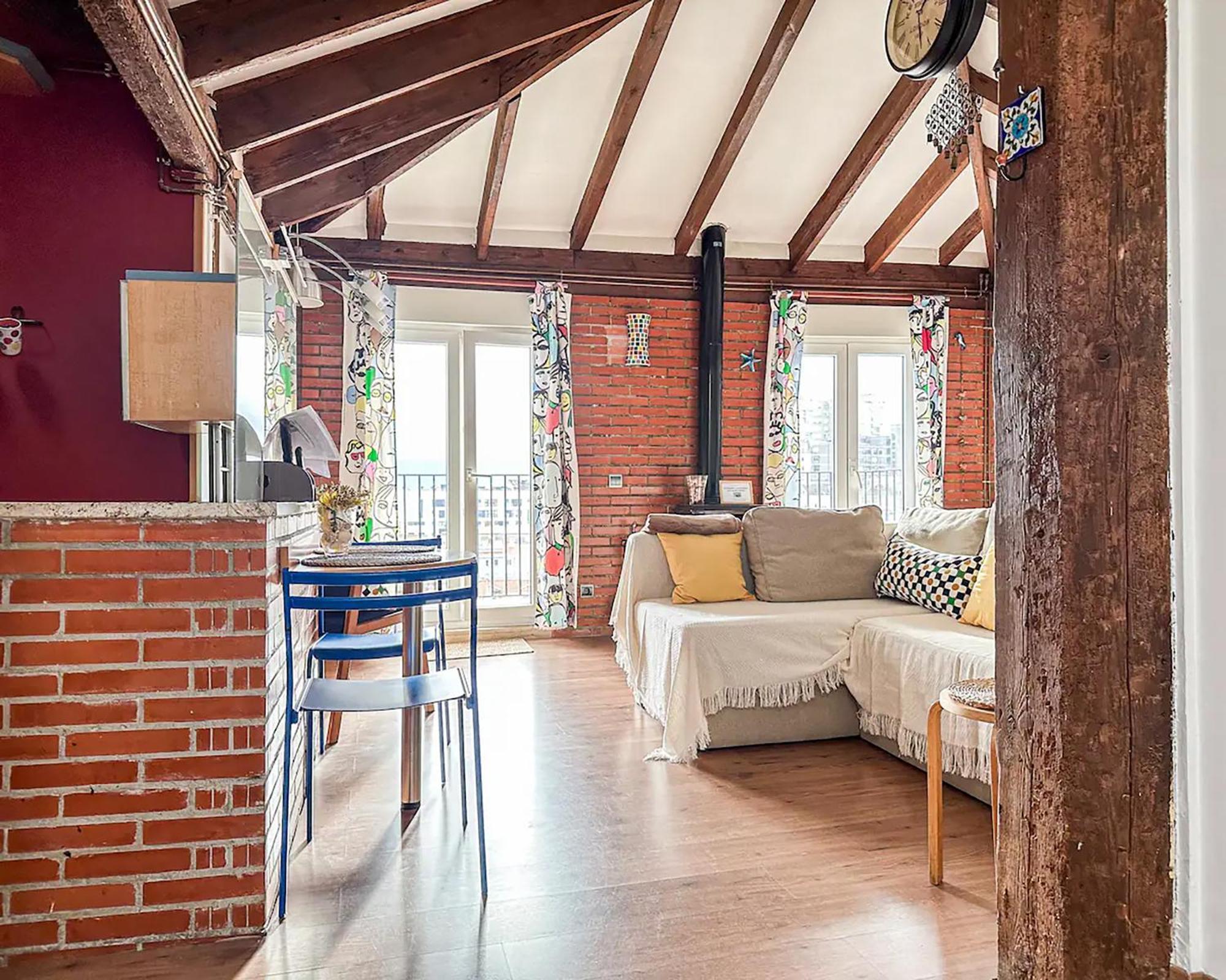 Acogedor Loft Con Vistas A La Ciudad Santander Exterior foto
